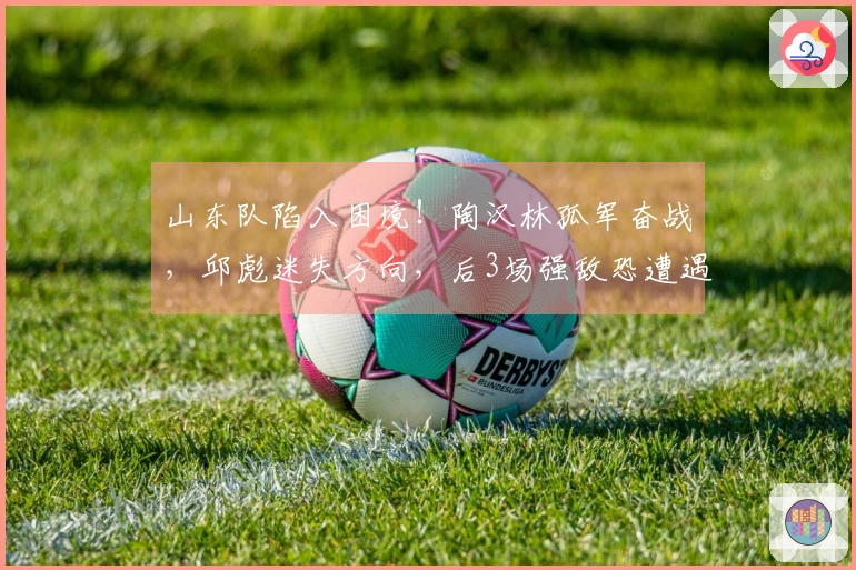 山东队陷入困境！陶汉林孤军奋战，邱彪迷失方向，后3场强敌恐遭遇7连败