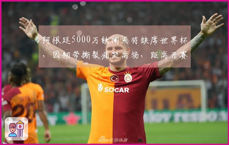 阿根廷5000万铁闸或将缺席世界杯，因韧带撕裂痛哭离场，距离开赛仅剩60天！
